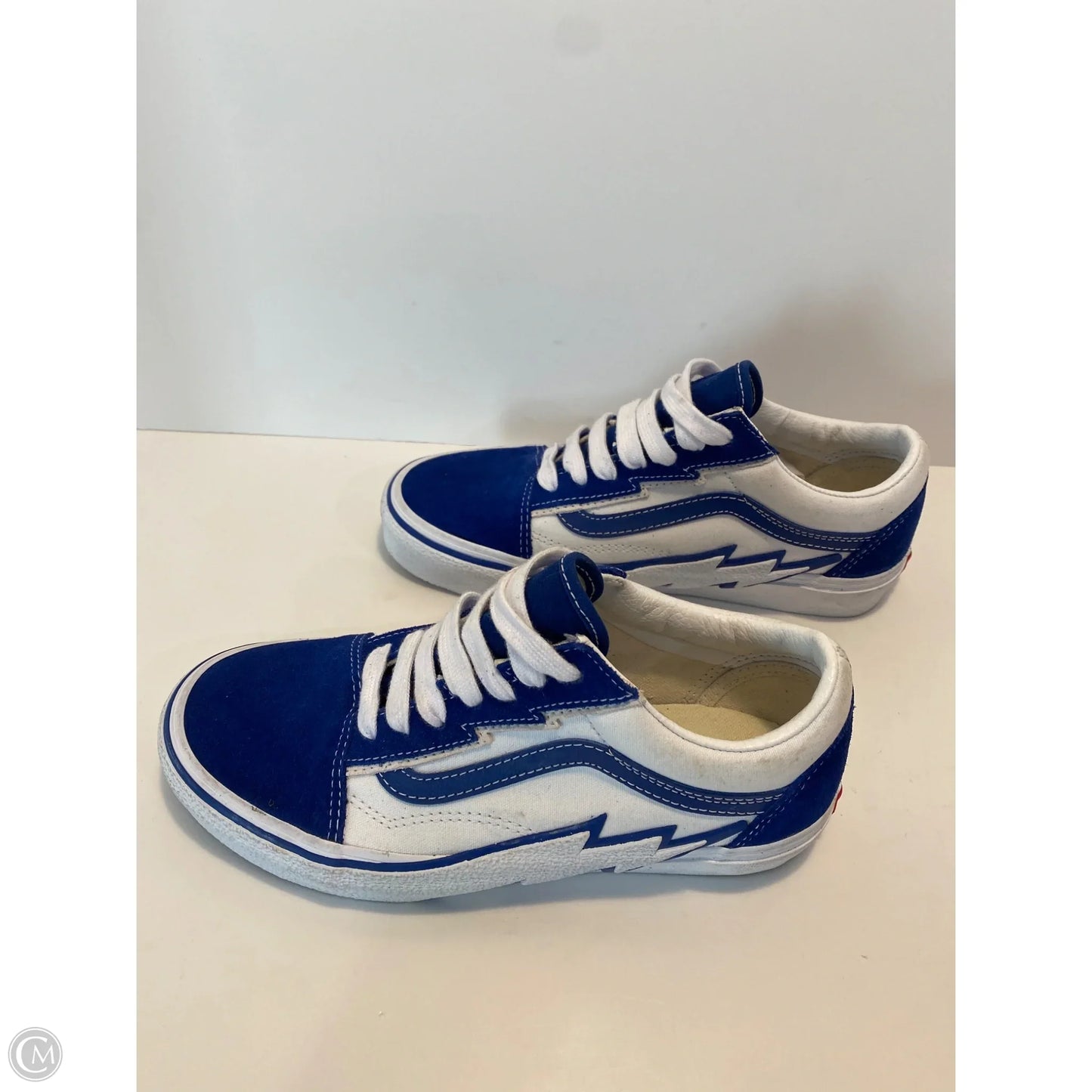 Shoes Sneakers By Vans In Blue, Size: 7