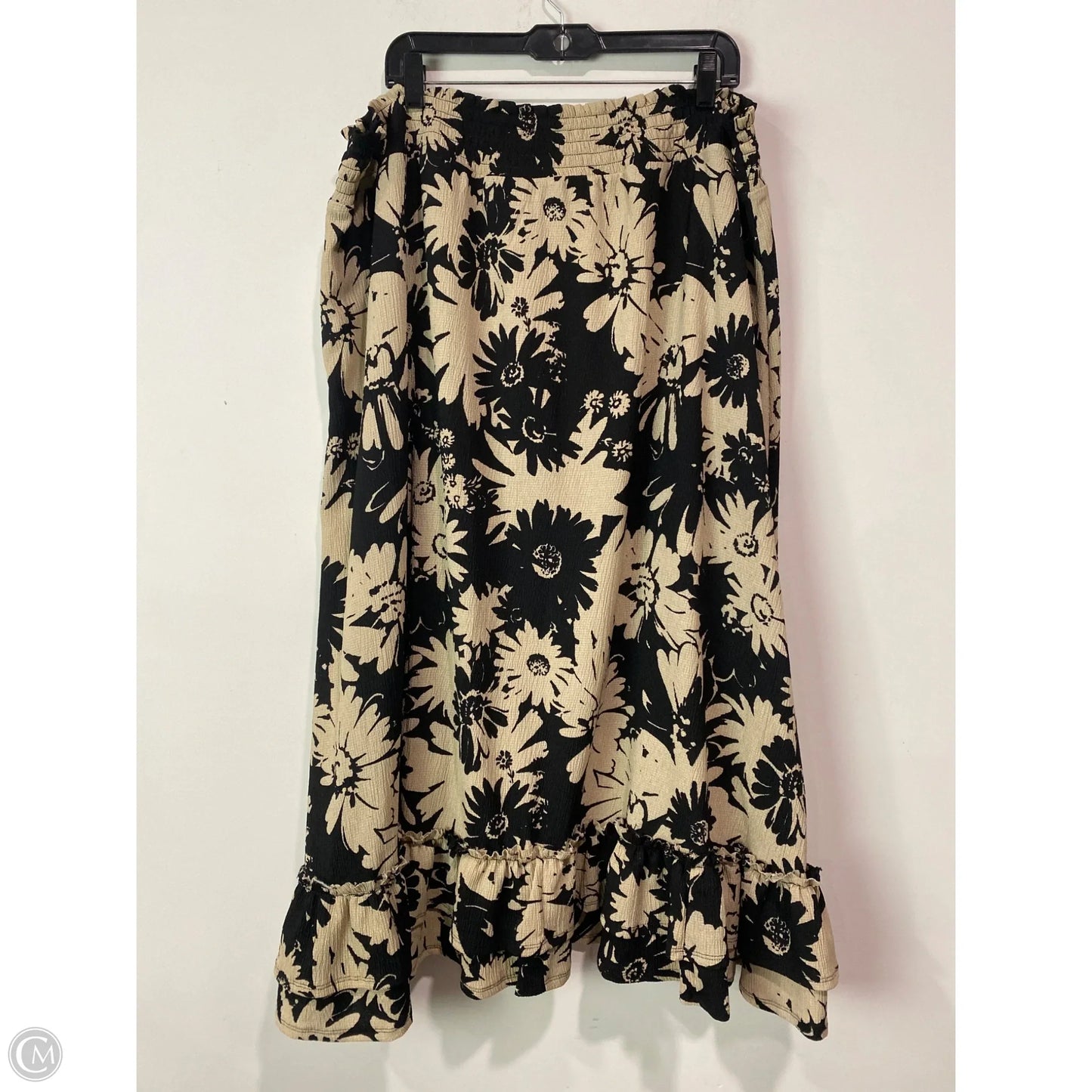 Skirt Maxi By Cato In Tan, Size: 3x
