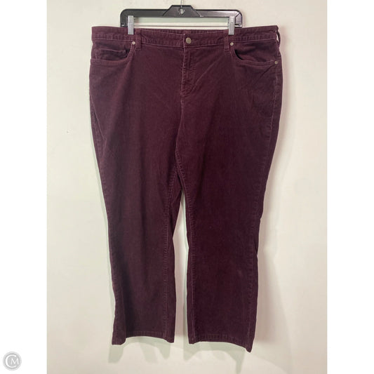 Pants Other By Lands End In Purple, Size: 20