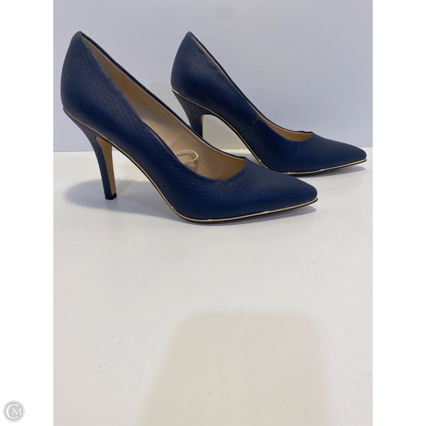 Shoes Heels Stiletto By Marc New York In Blue, Size: 7