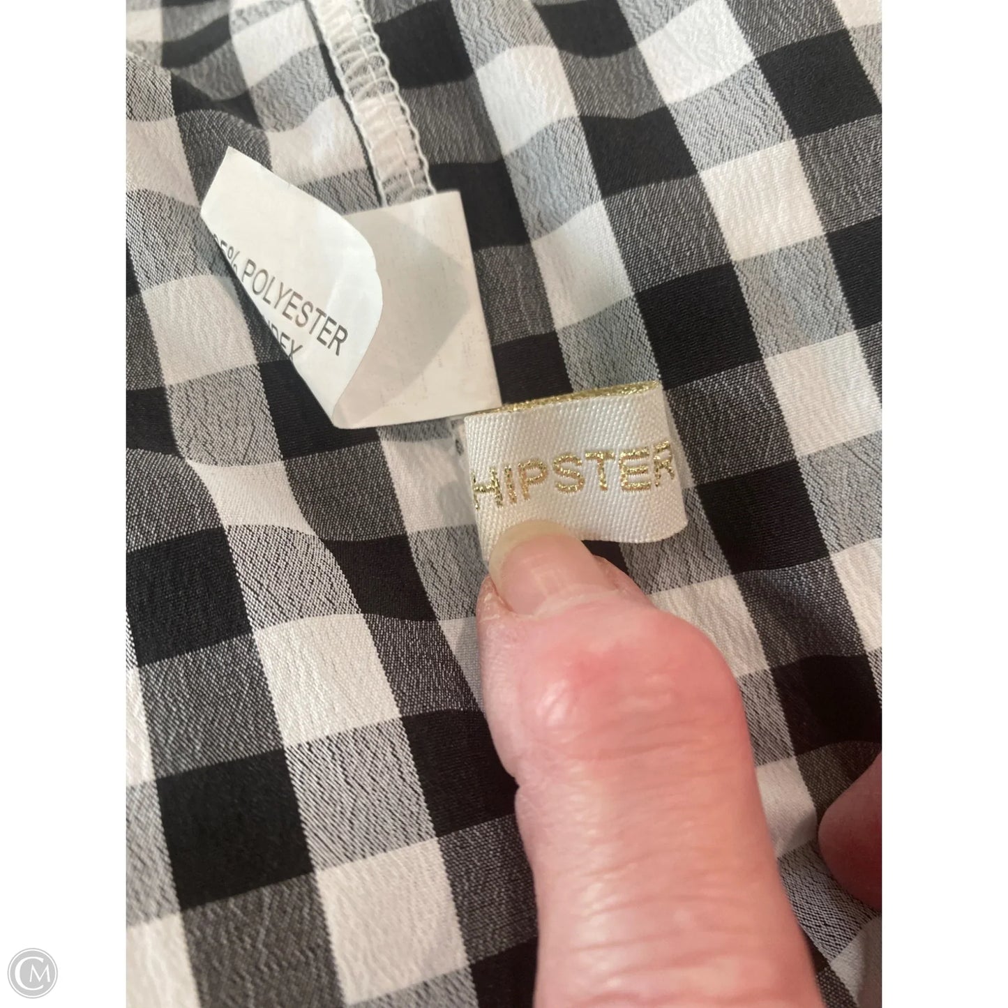 Skirt Maxi By Clothes Mentor In Black & White, Size: L