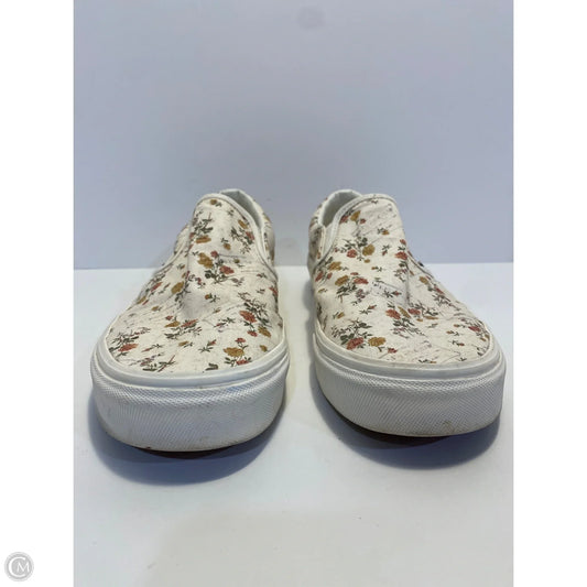Shoes Sneakers By Vans In Floral Print, Size: 10