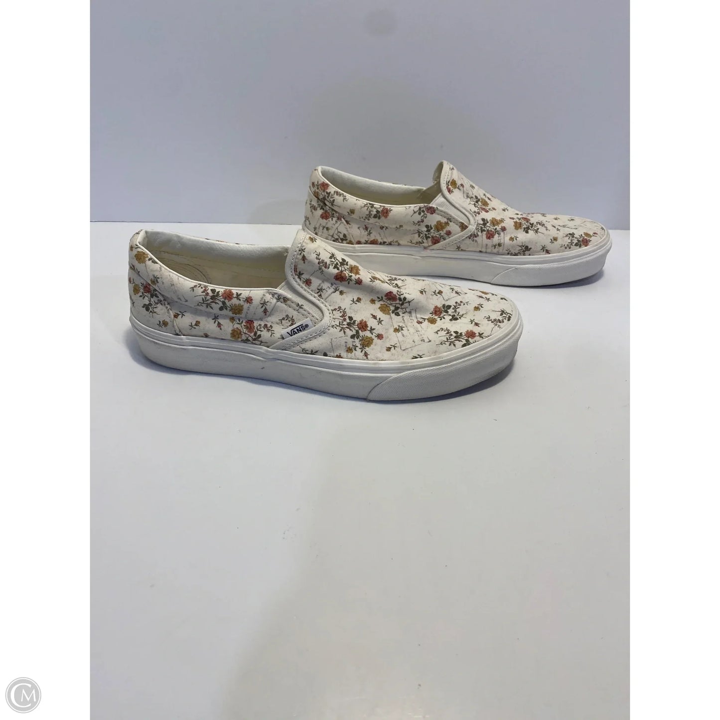 Shoes Sneakers By Vans In Floral Print, Size: 10