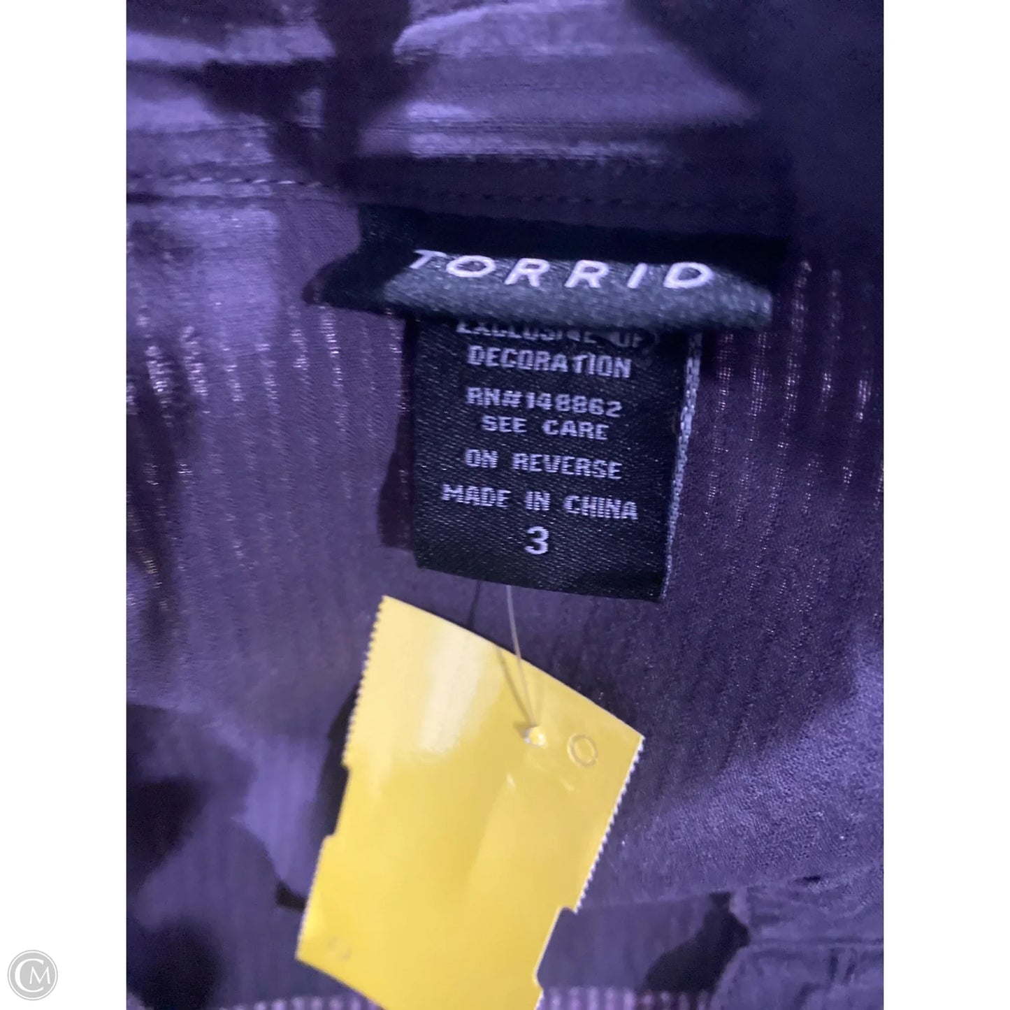 Top Long Sleeve By Torrid In Grey, Size: 3x