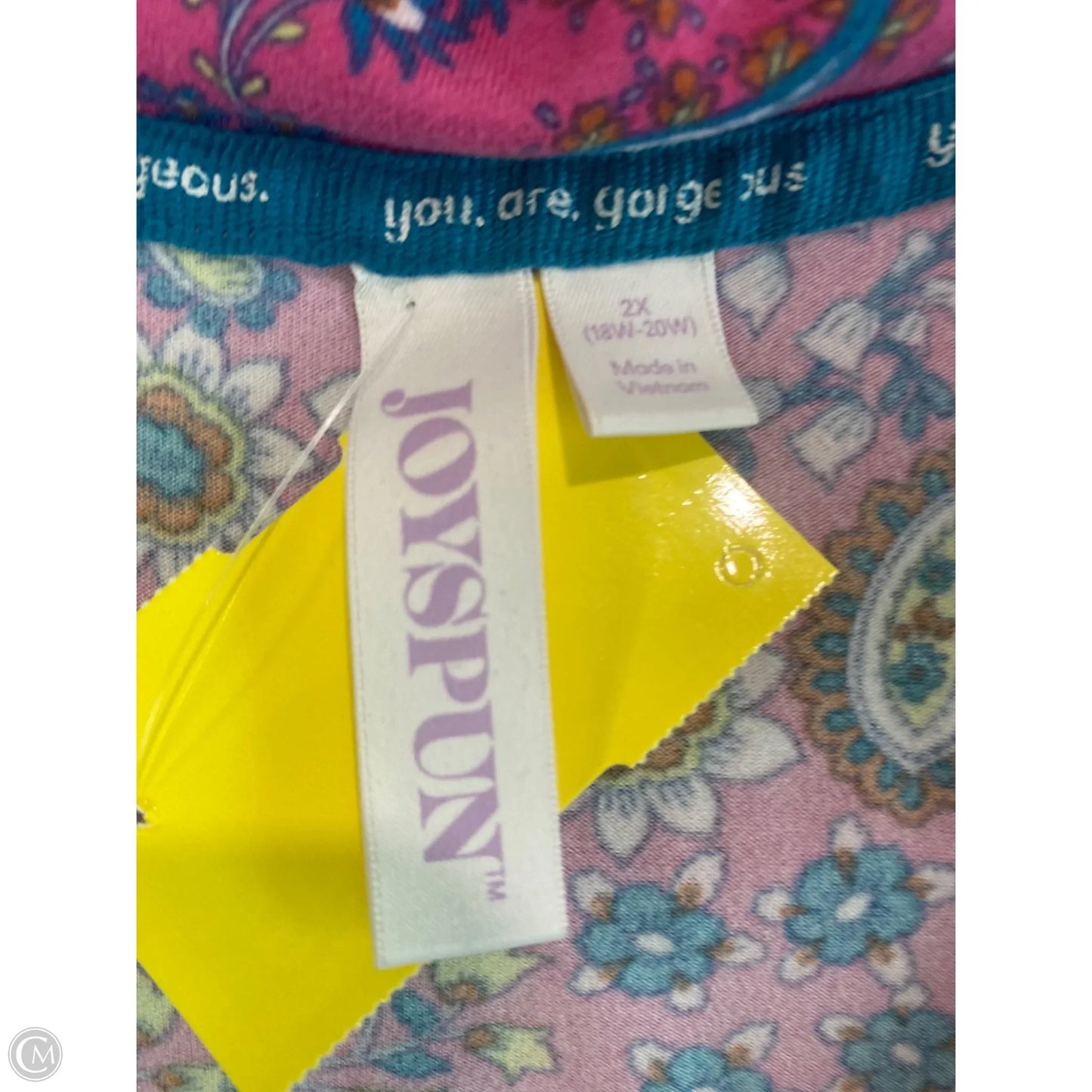 Pajamas 2pc By Joyspun In Purple, Size: 2x