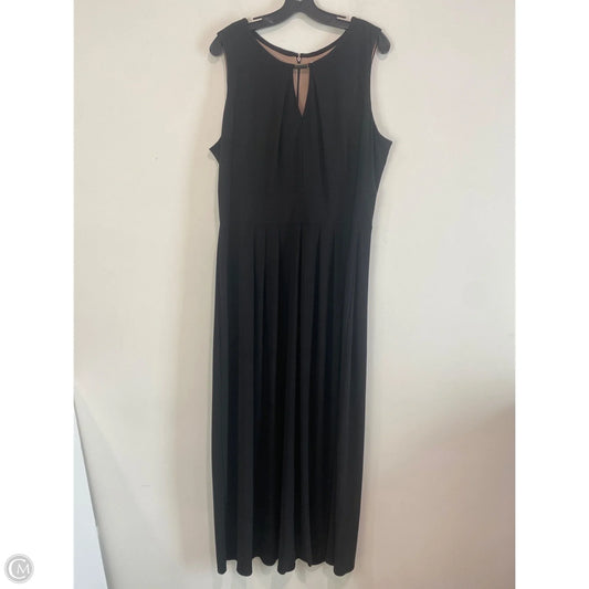 Dress Casual Maxi By Clothes Mentor In Black, Size: Xl