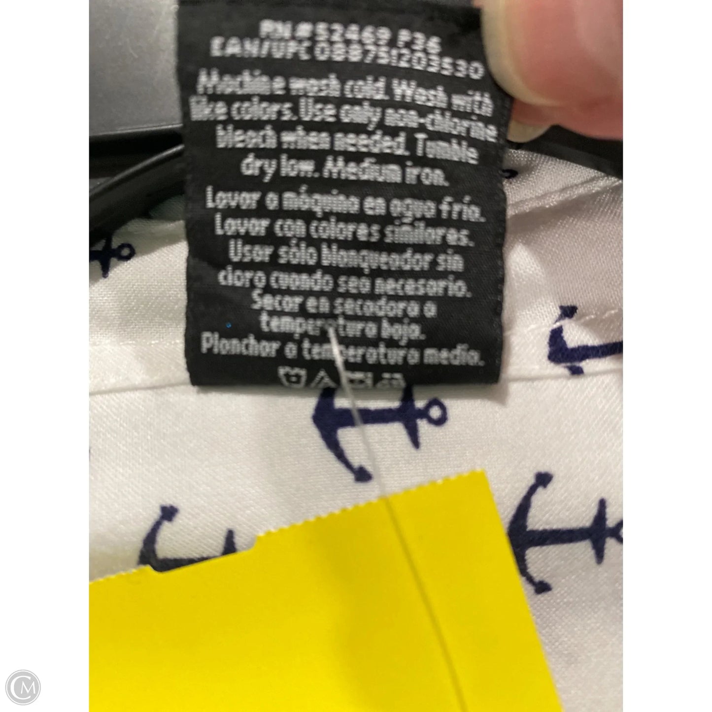 Top Long Sleeve By George In White, Size: 2x