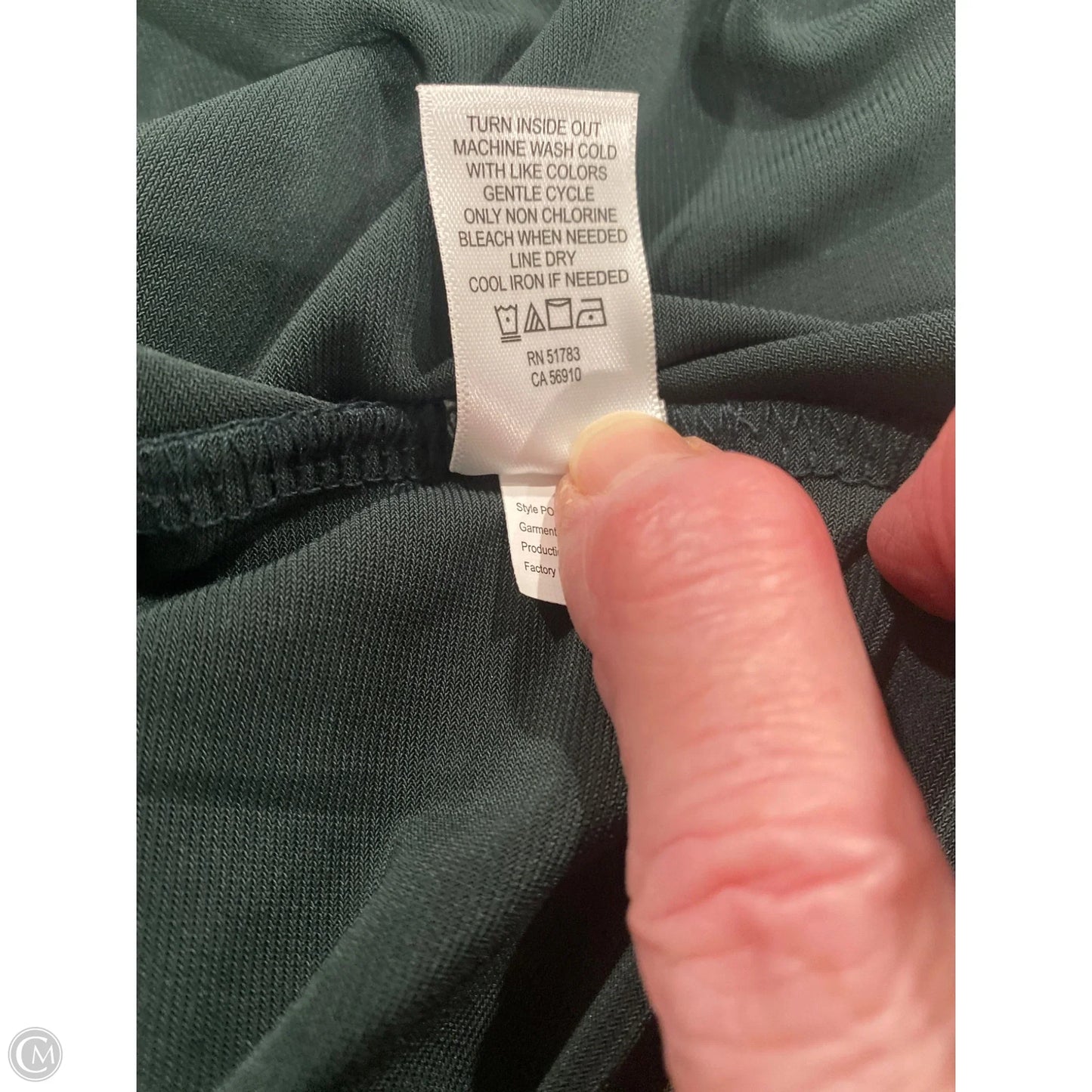 Top Short Sleeve By Edgely In Green, Size: 2x