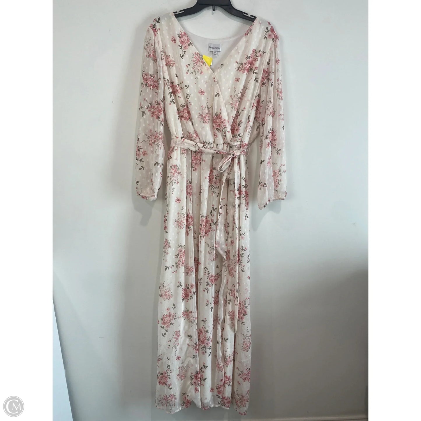 Dress Casual Maxi By Premier Amour In Cream, Size: Xl