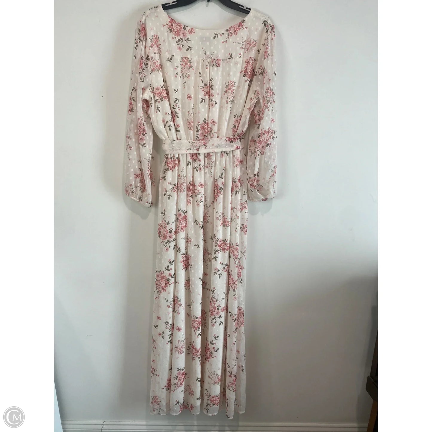 Dress Casual Maxi By Premier Amour In Cream, Size: Xl