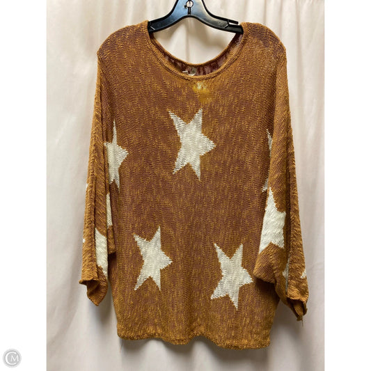 Sweater By Wishlist In Brown, Size: M