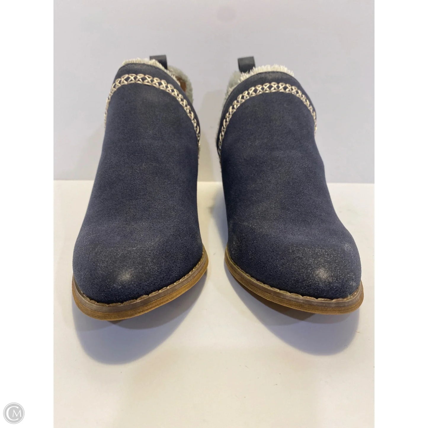 Boots Ankle Heels By Mia In Blue, Size: 8.5