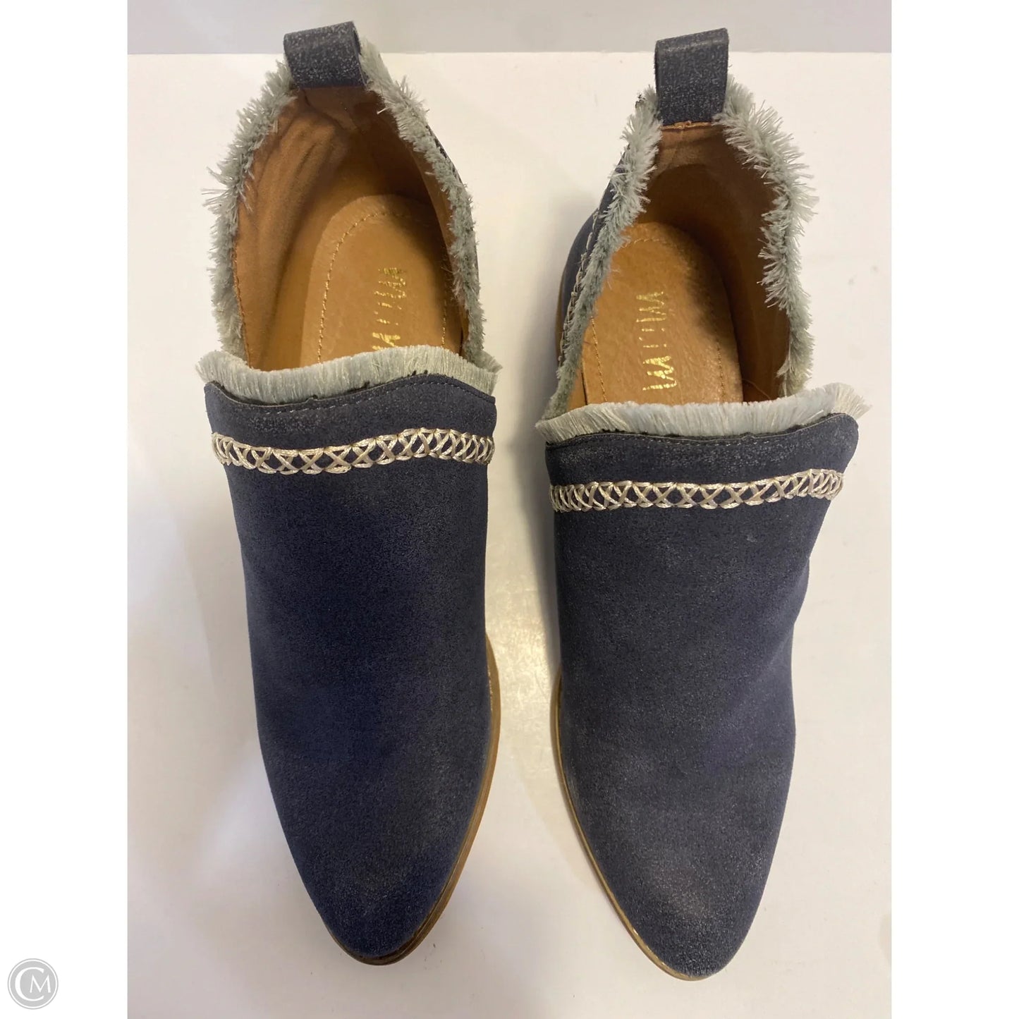 Boots Ankle Heels By Mia In Blue, Size: 8.5