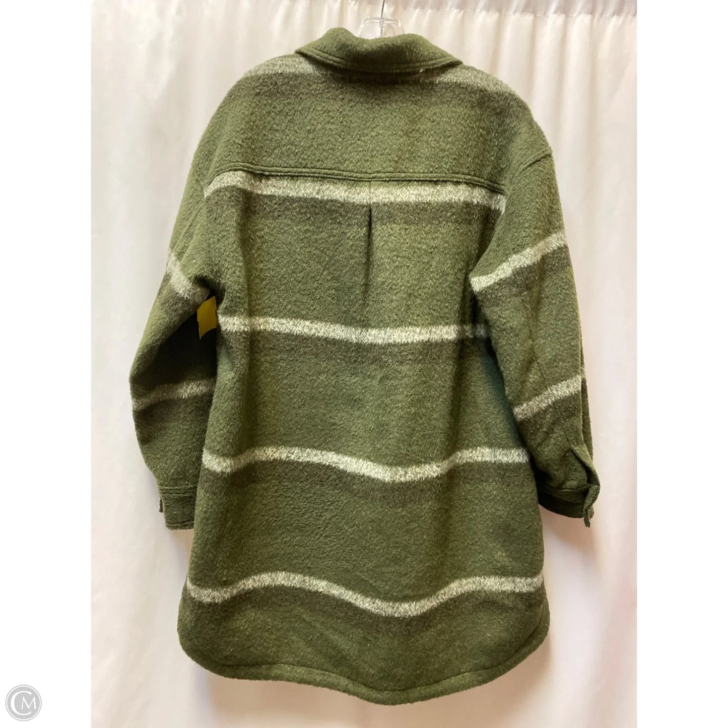Jacket Shirt By Old Navy In Green, Size: L