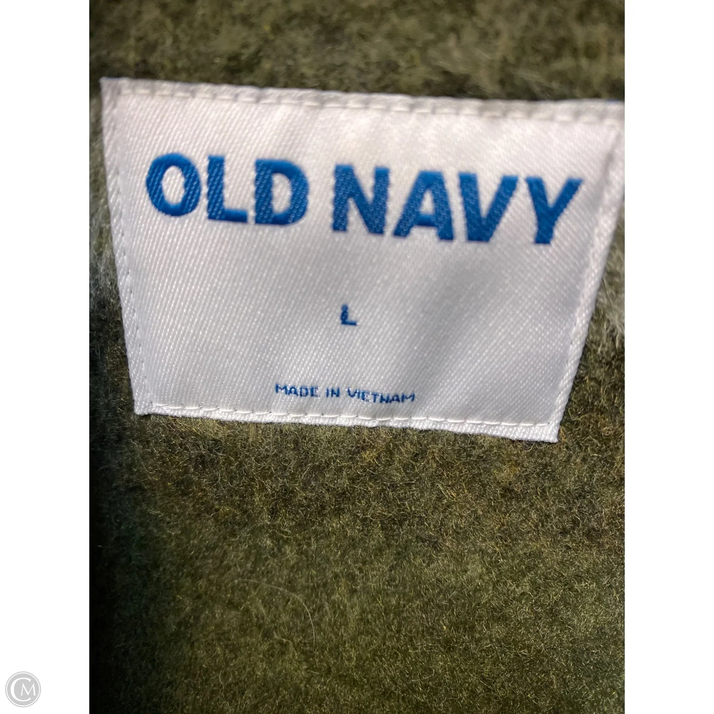 Jacket Shirt By Old Navy In Green, Size: L