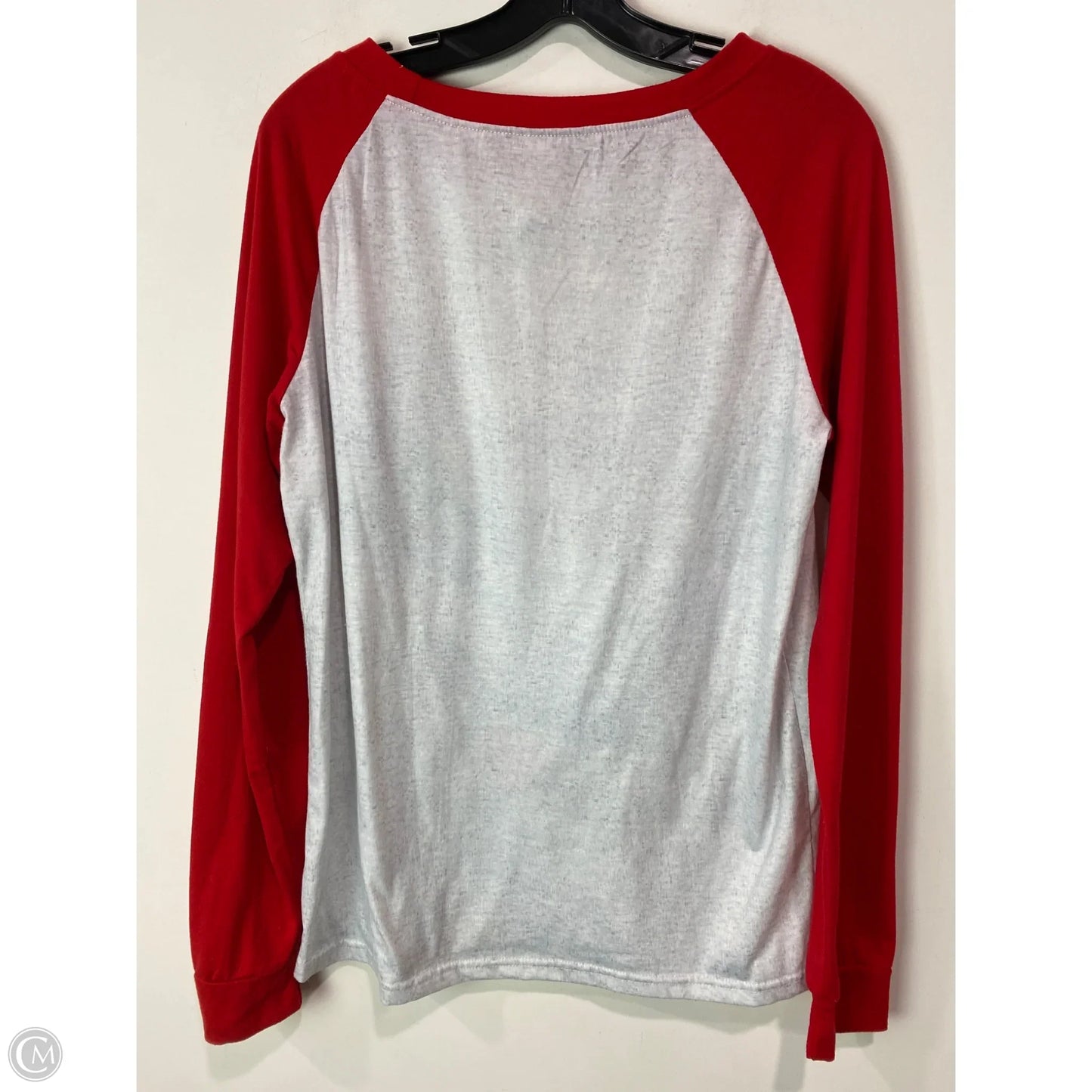 Top Long Sleeve By Clothes Mentor In Red, Size: L