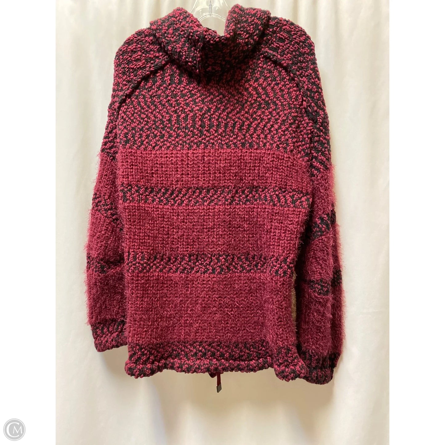 Sweater By New Directions In Maroon, Size: S