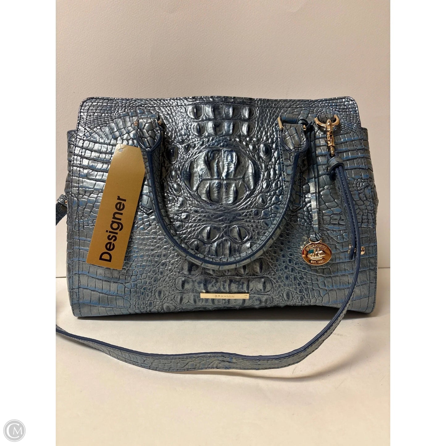 Handbag Designer By Brahmin, Size: Medium