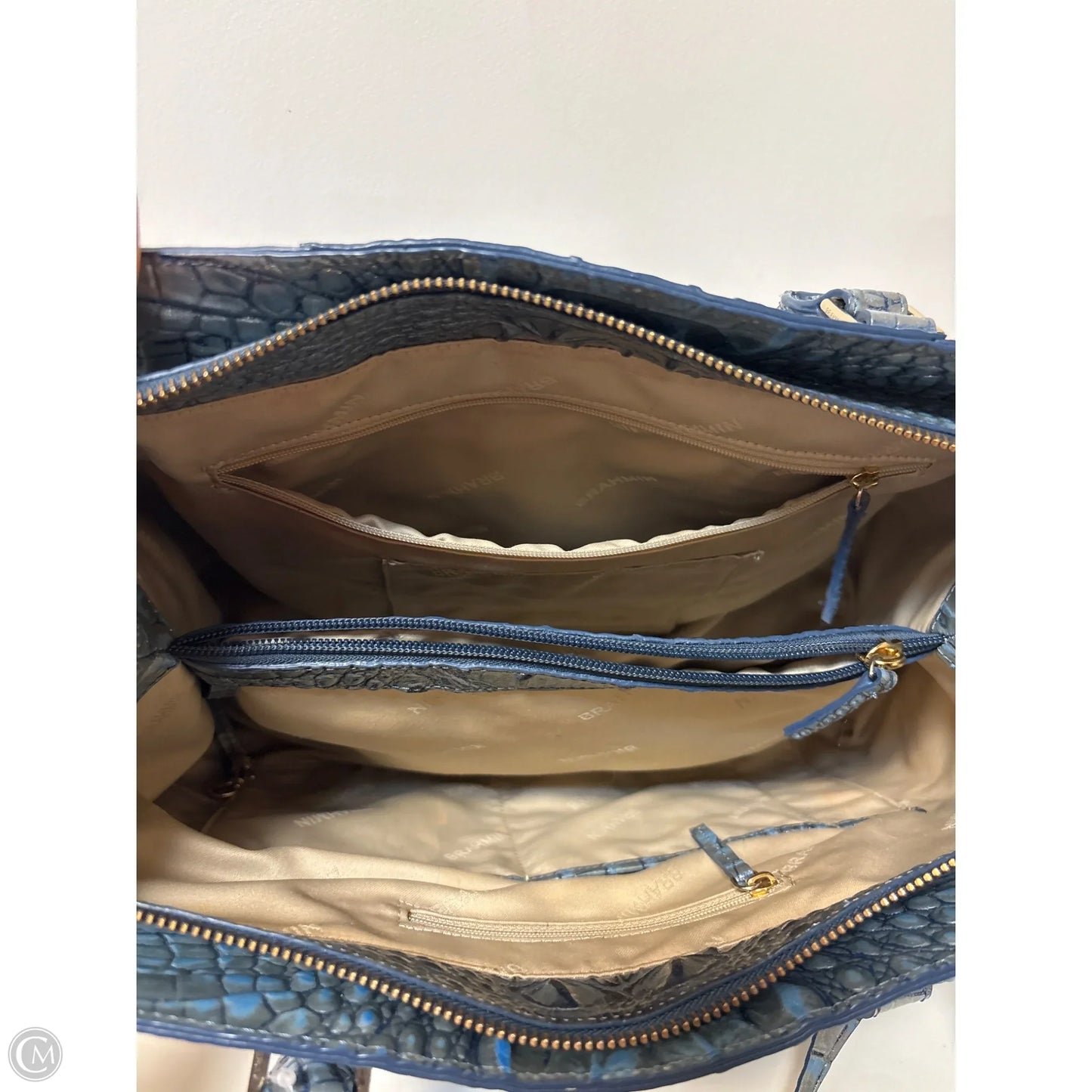 Handbag Designer By Brahmin, Size: Medium