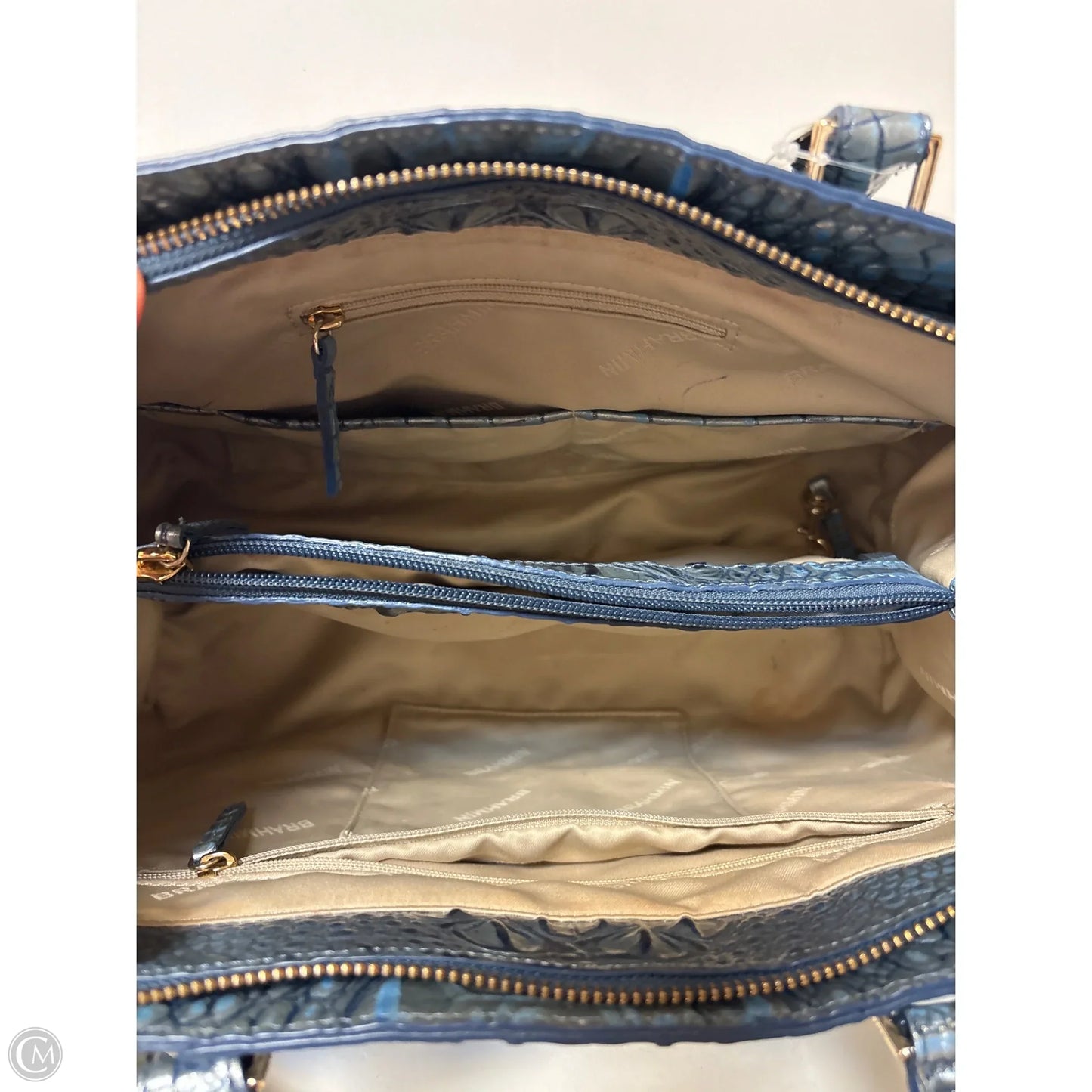 Handbag Designer By Brahmin, Size: Medium
