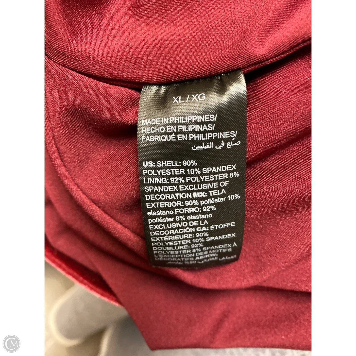 Top Sleeveless By White House Black Market In Maroon, Size: Xl