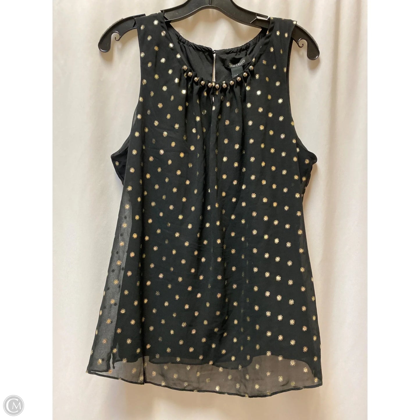 Top Sleeveless By White House Black Market In Black, Size: L