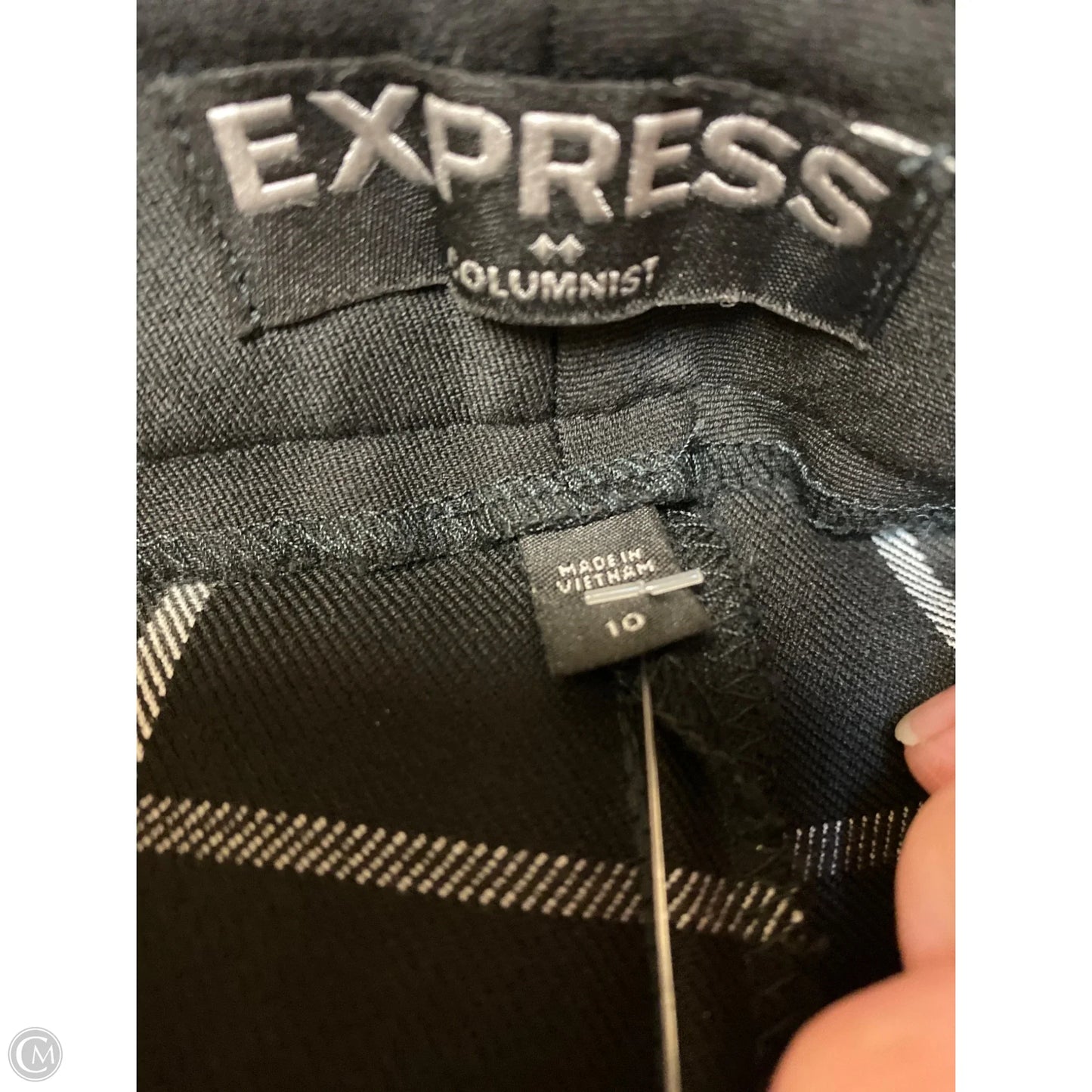 Pants Dress By Express In Black & White, Size: 10