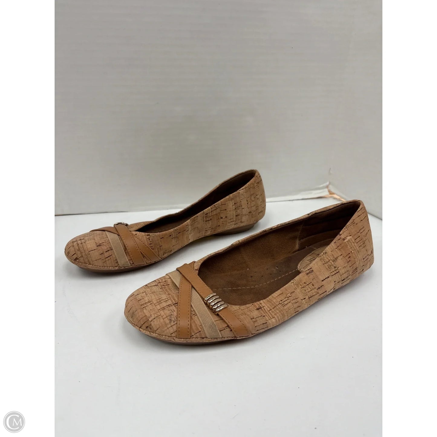 Shoes Flats By Sofft In Brown, Size: 9.5