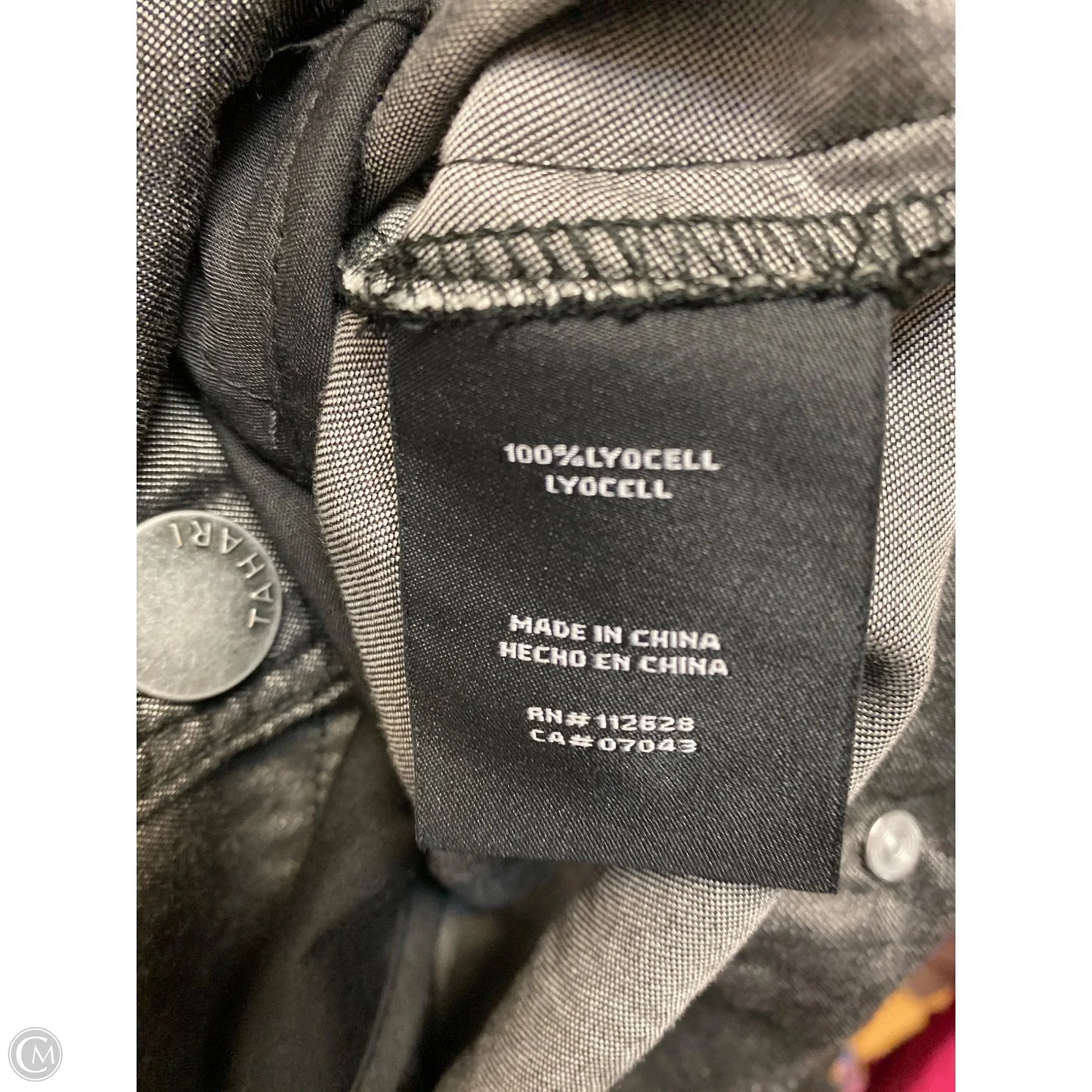 Jacket Moto By Tahari In Black, Size: Xxl