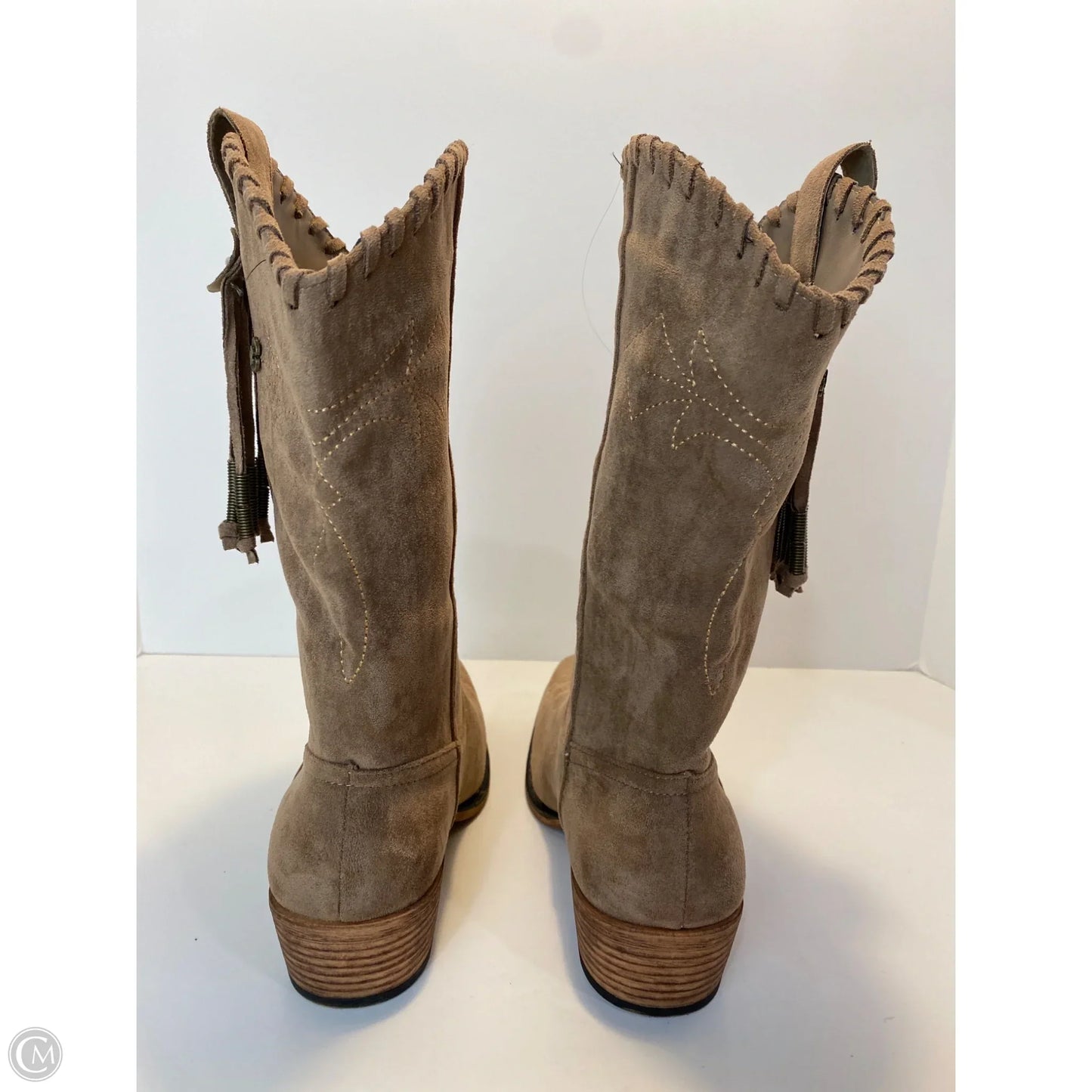 Boots Western By Natural Reflections In Taupe, Size: 7.5