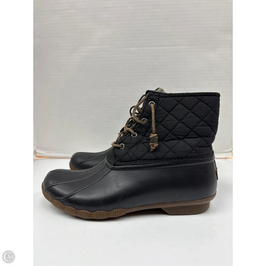 Boots Rain By Sperry In Black, Size: 10