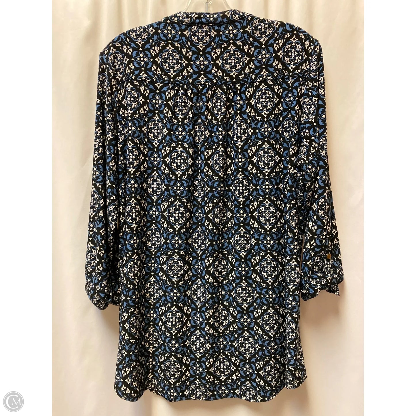 Top Long Sleeve By Westport In Blue, Size: 1x