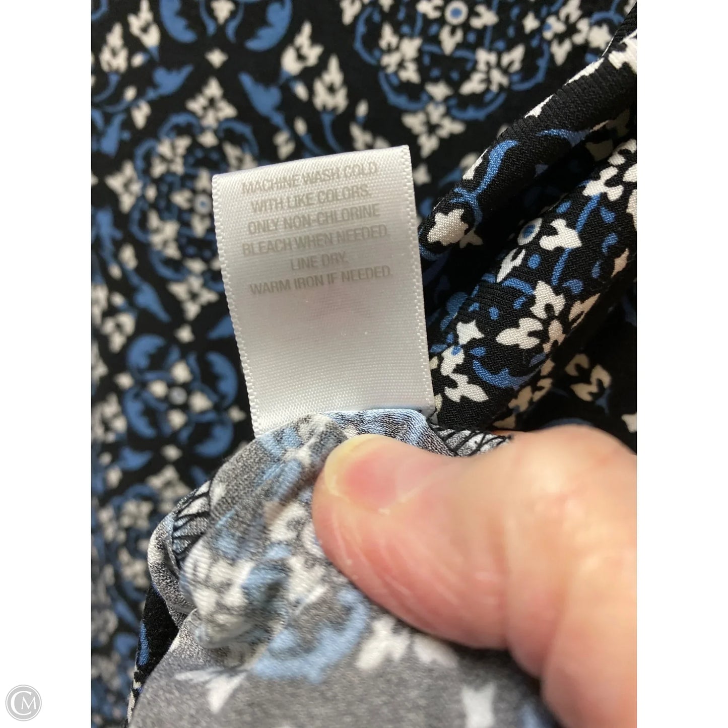 Top Long Sleeve By Westport In Blue, Size: 1x