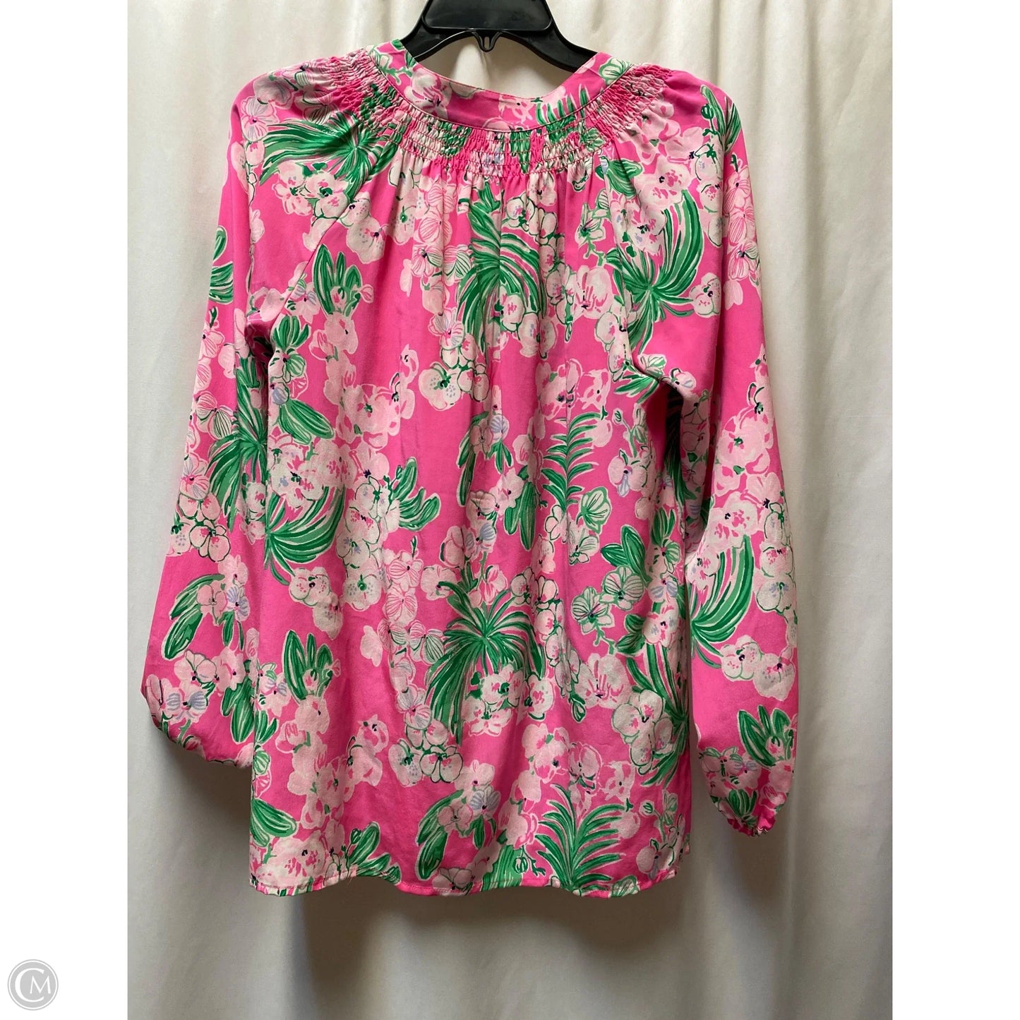 Top Long Sleeve Designer By Lilly Pulitzer In Pink, size M