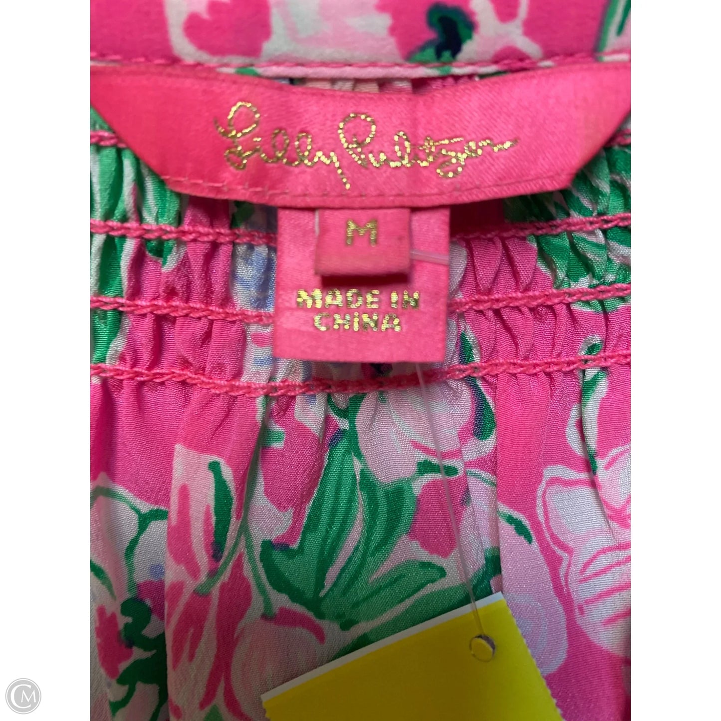 Top Long Sleeve Designer By Lilly Pulitzer In Pink, size M