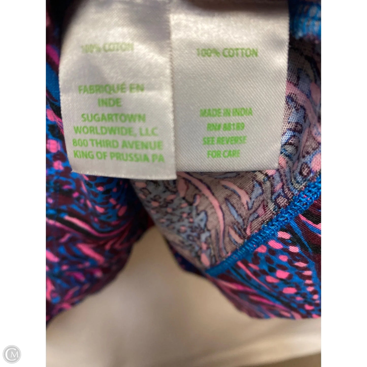 Top Long Sleeve Designer By Lilly Pulitzer In Pink, Size: M