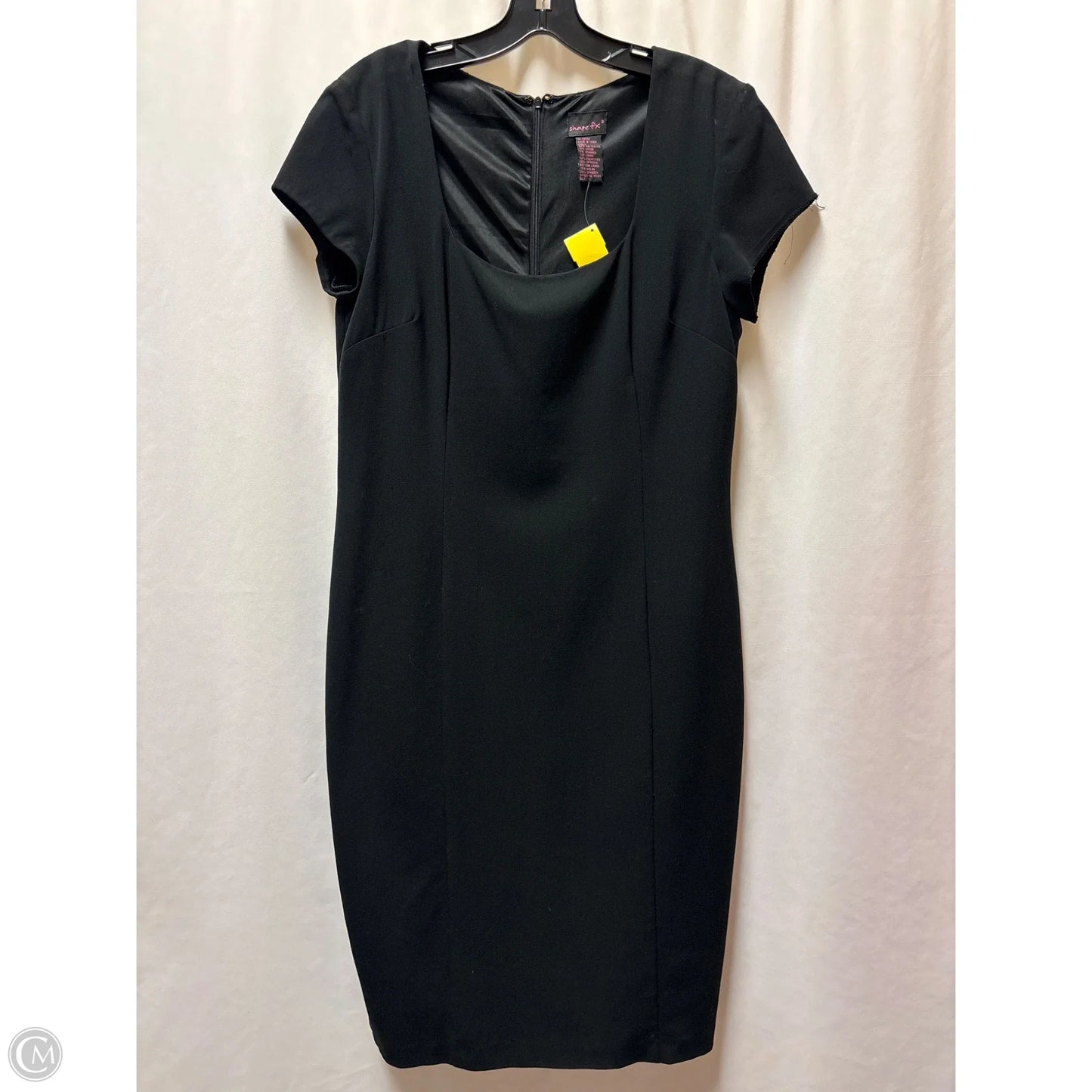 Dress Casual Midi By Clothes Mentor In Black, Size: L