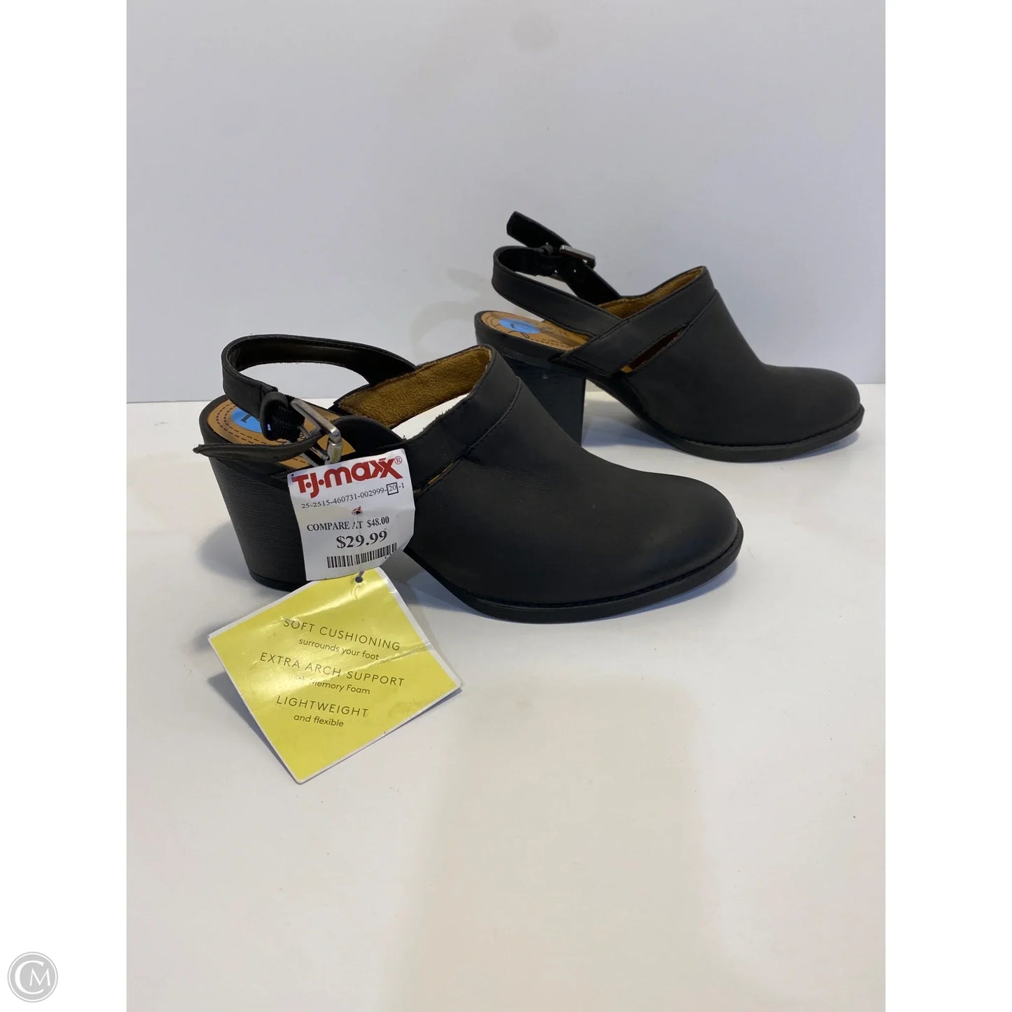 Shoes Heels Block By Natural Soul In Black, Size: 7.5