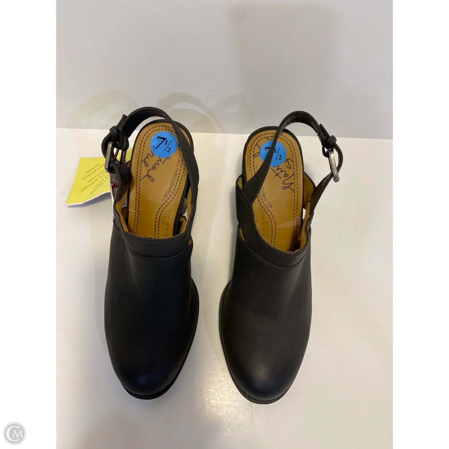 Shoes Heels Block By Natural Soul In Black, Size: 7.5