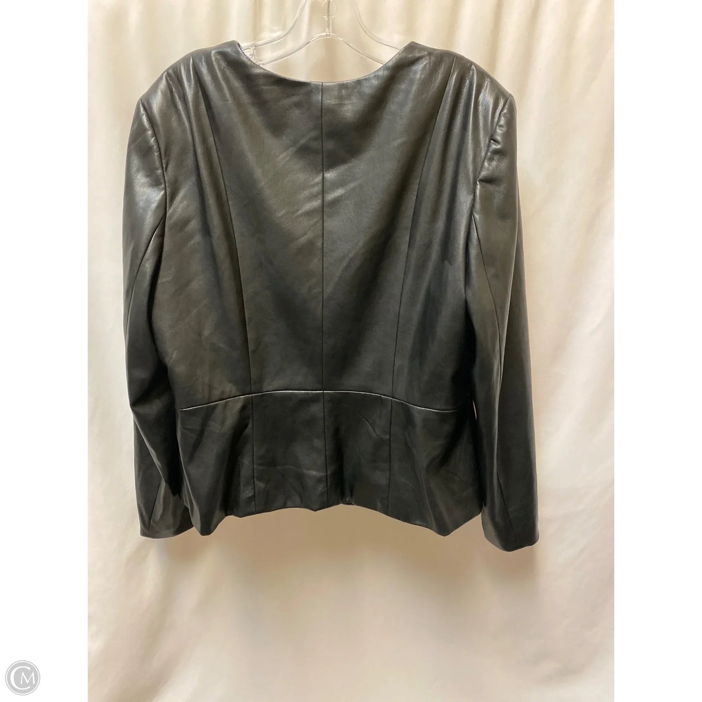 Jacket Moto By Liz Claiborne In Black, Size: Xl