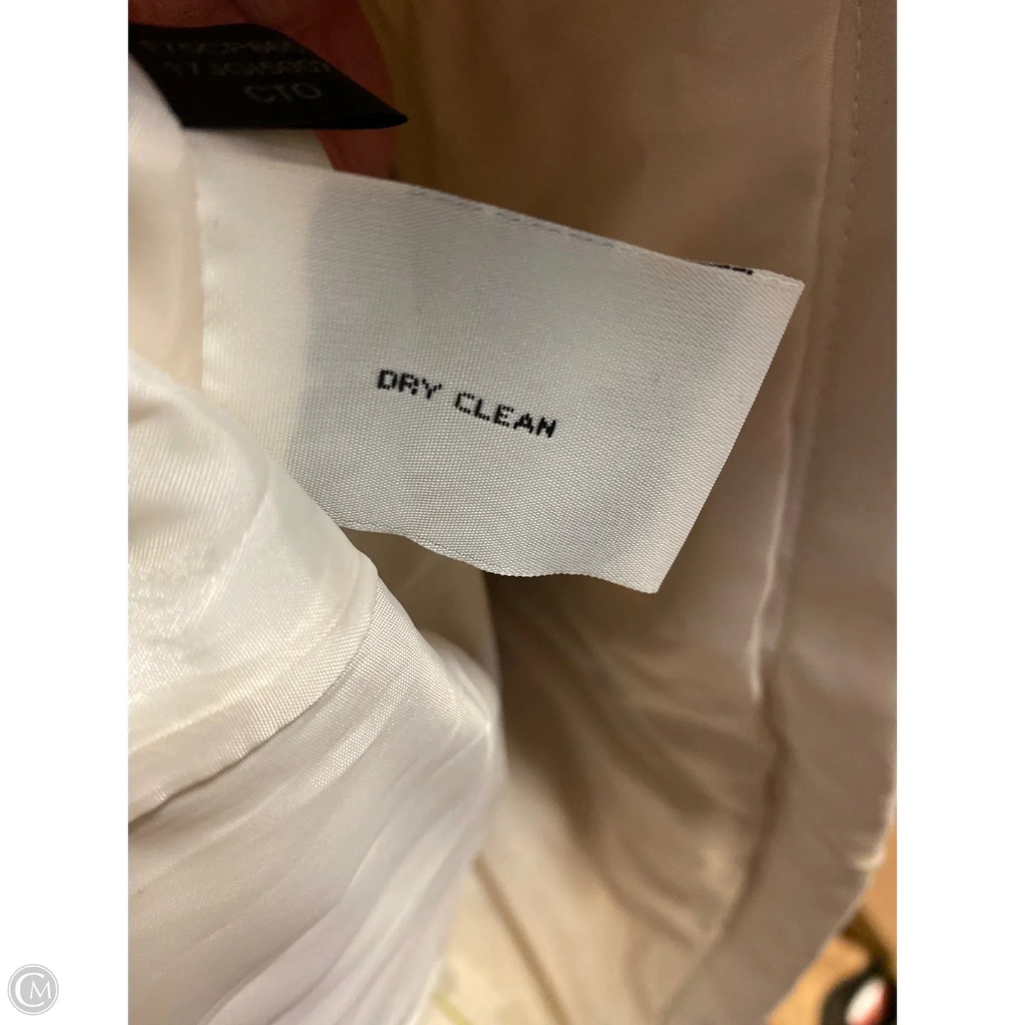 Coat Parka By Kenneth Cole In Cream, Size: S