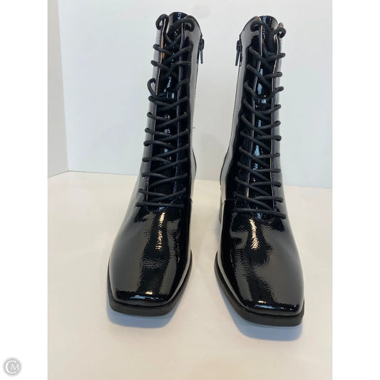 Boots Mid-calf Heels By Journee In Black, Size: 9