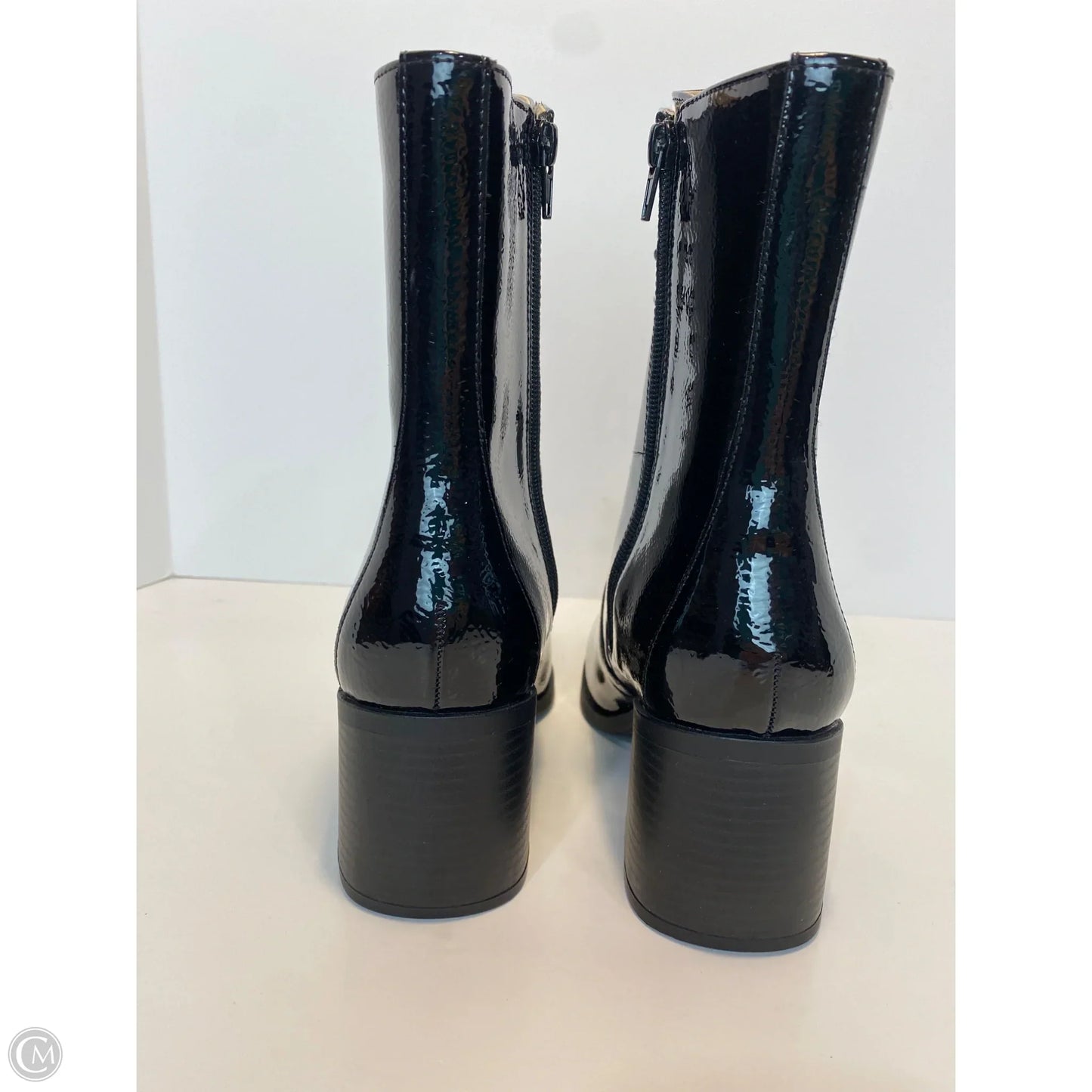 Boots Mid-calf Heels By Journee In Black, Size: 9