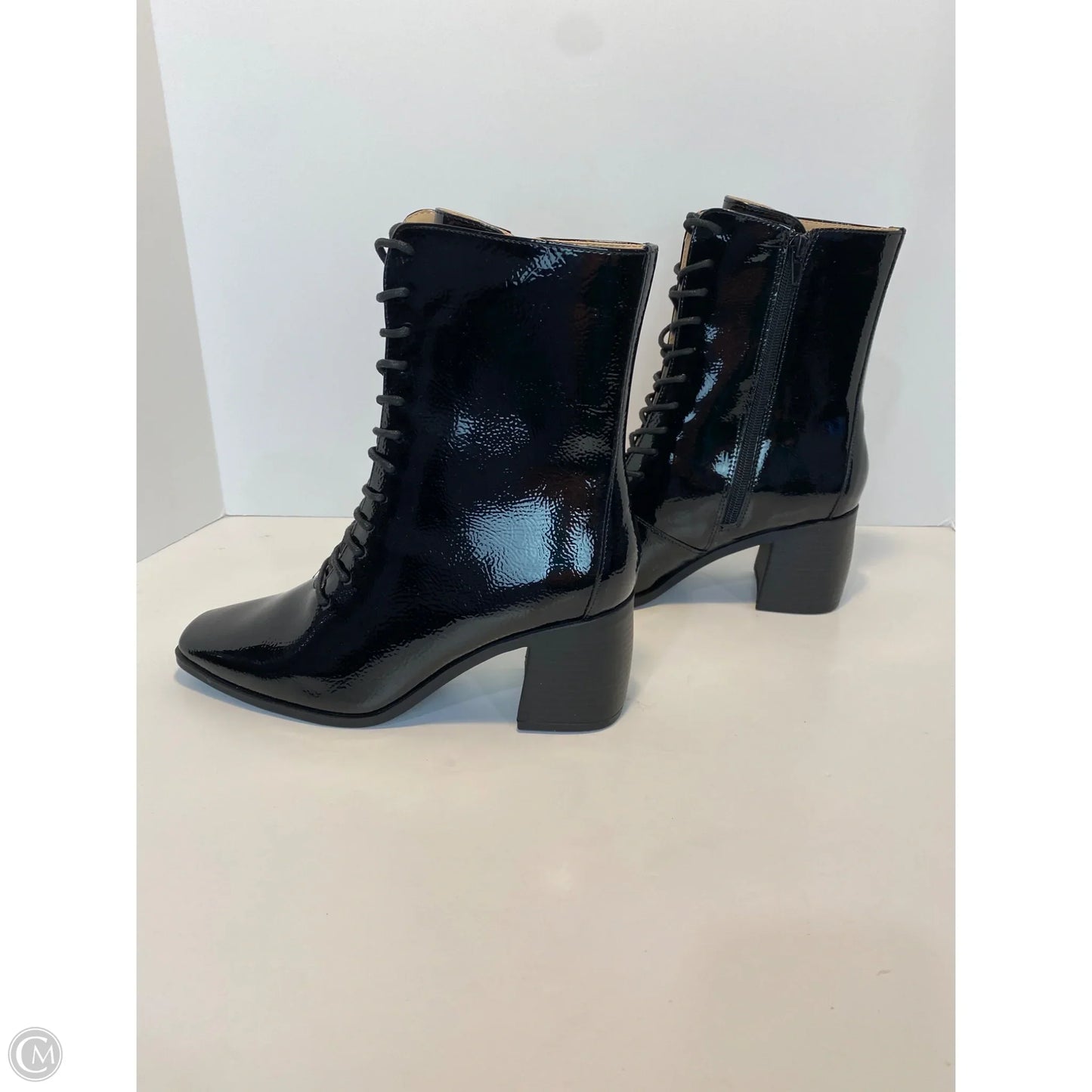 Boots Mid-calf Heels By Journee In Black, Size: 9