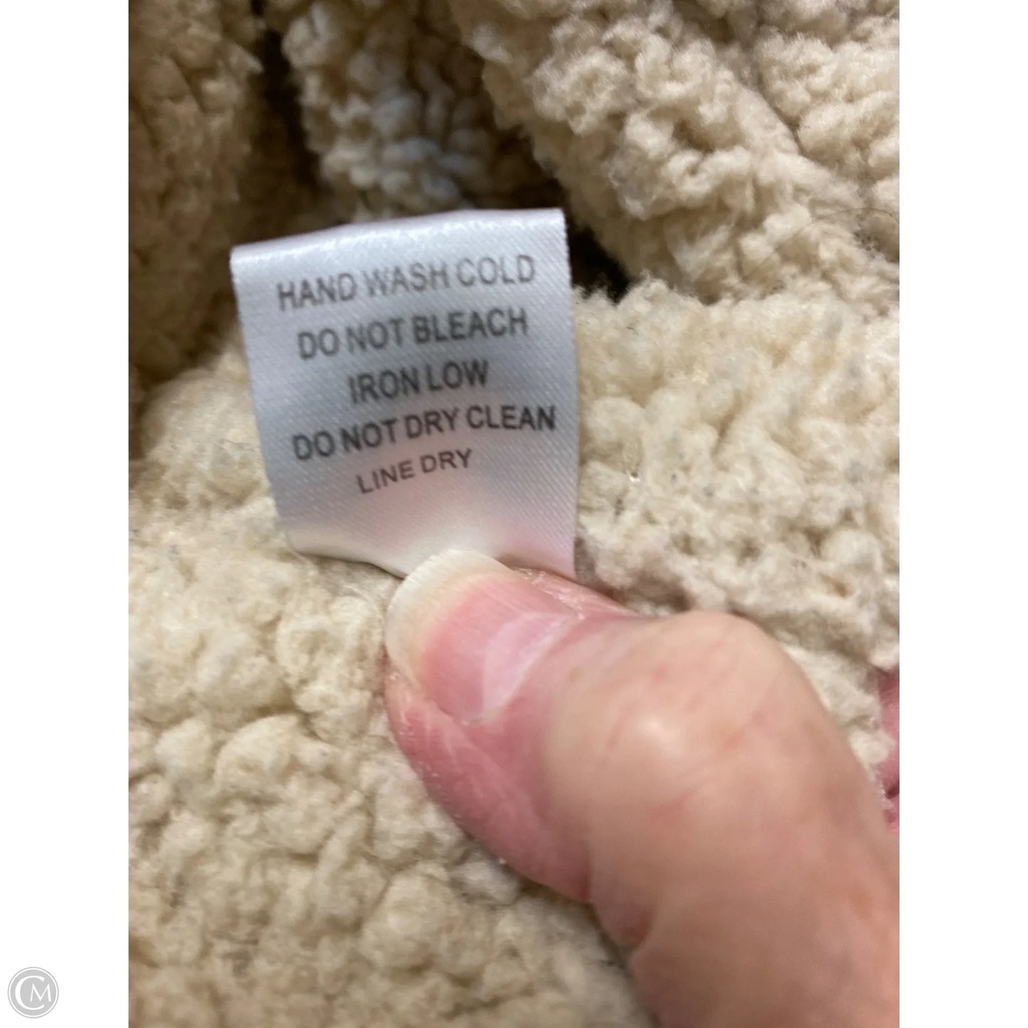 Coat Faux Fur & Sherpa By Sweet Rain In Tan, Size: L