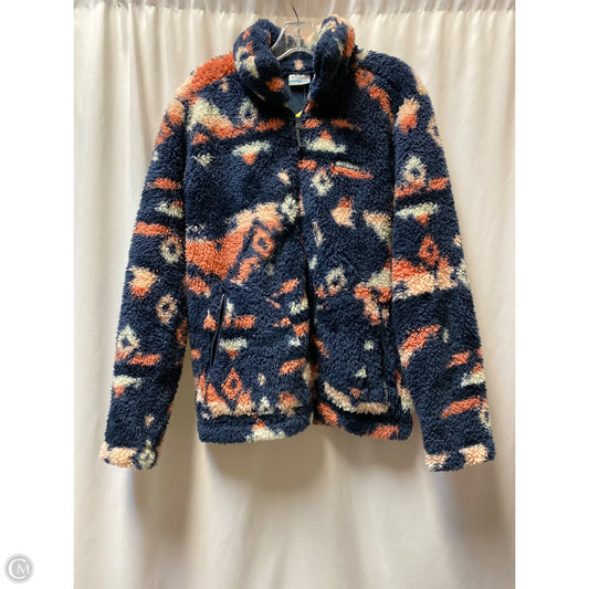 Jacket Faux Fur & Sherpa By Columbia In Blue, Size: L