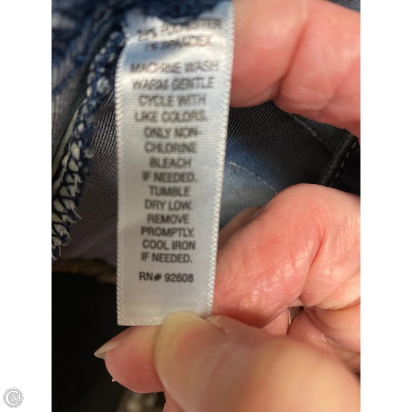 Jacket Denim By Jw In Blue Denim, Size: S