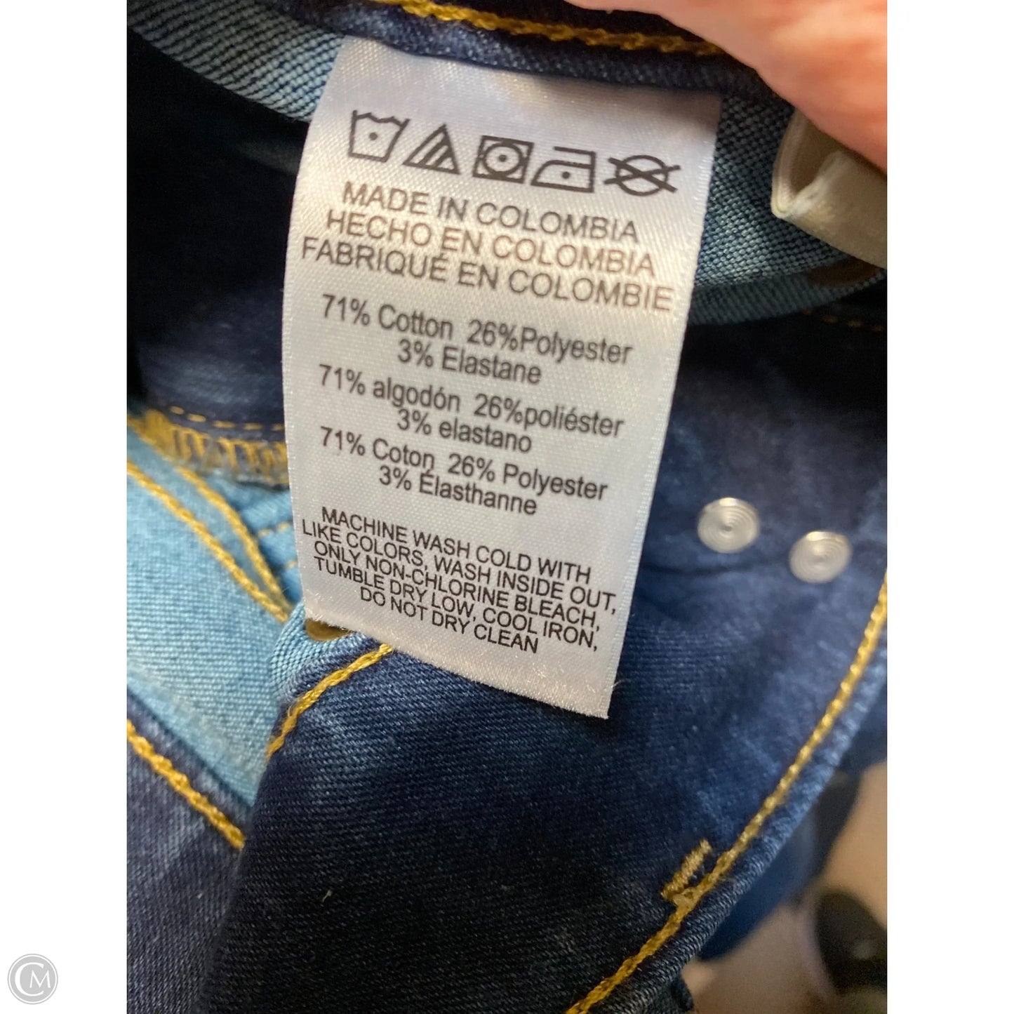 Jeans Flared By Michael By Michael Kors In Blue Denim, Size: 4