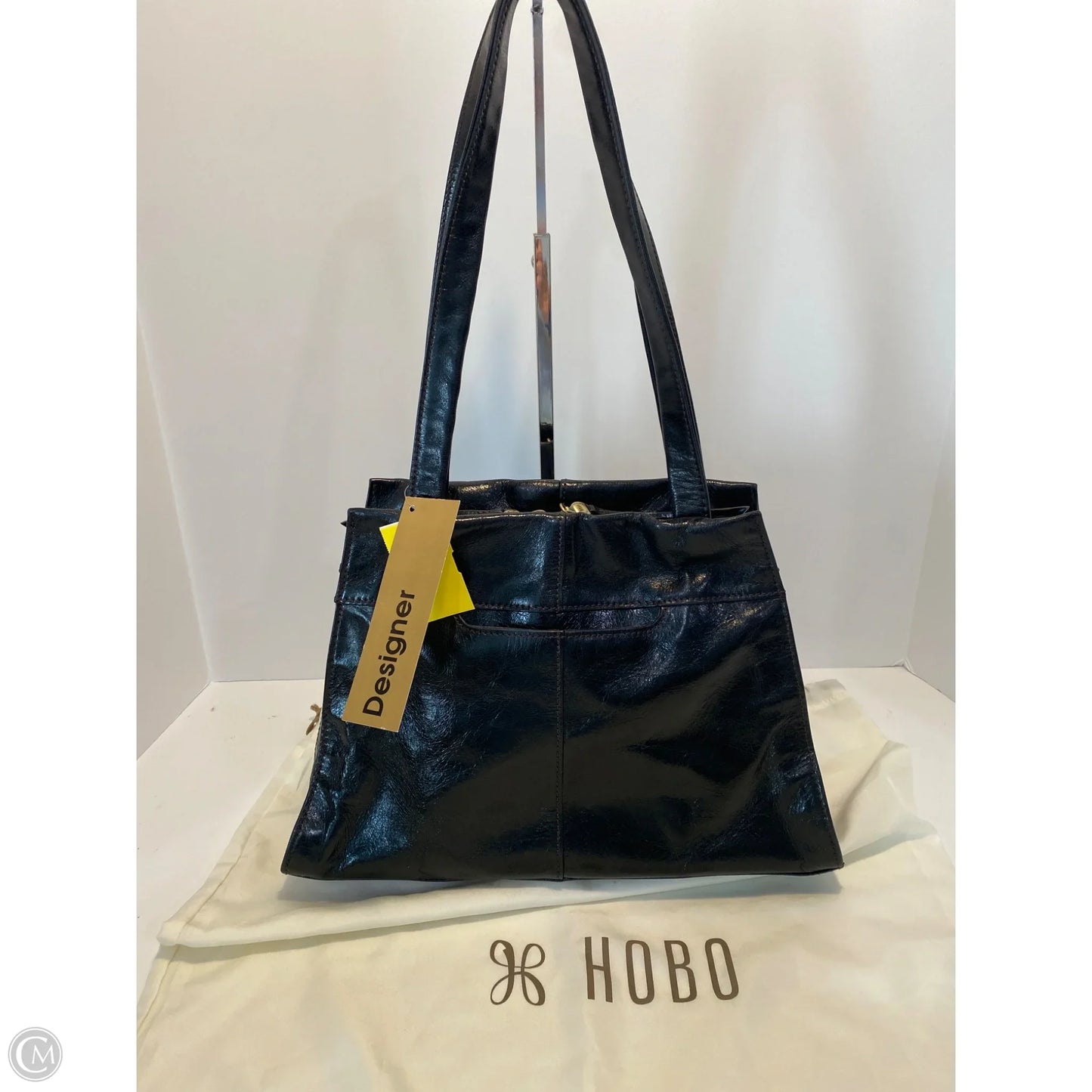 Handbag Leather By Hobo Intl, Size: Medium