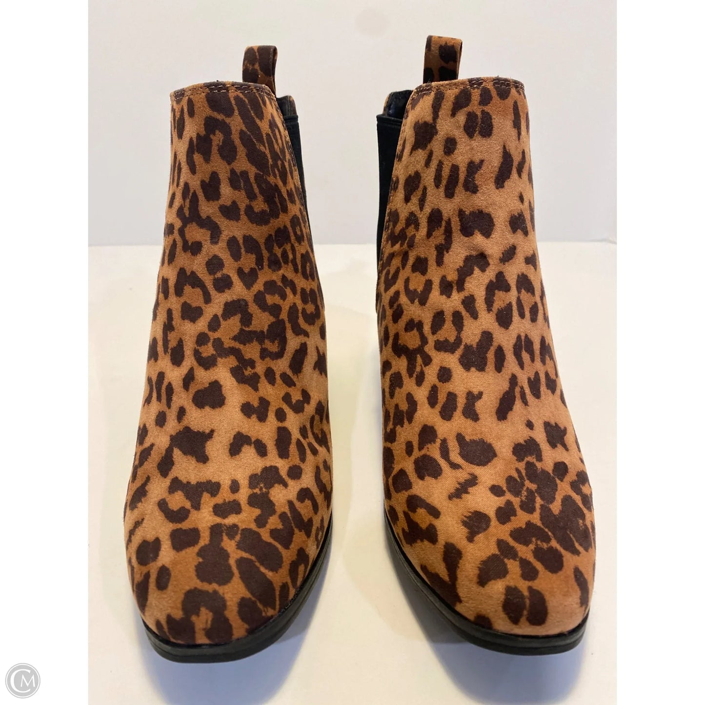 Boots Ankle Heels By A New Day In Animal Print, Size: 7